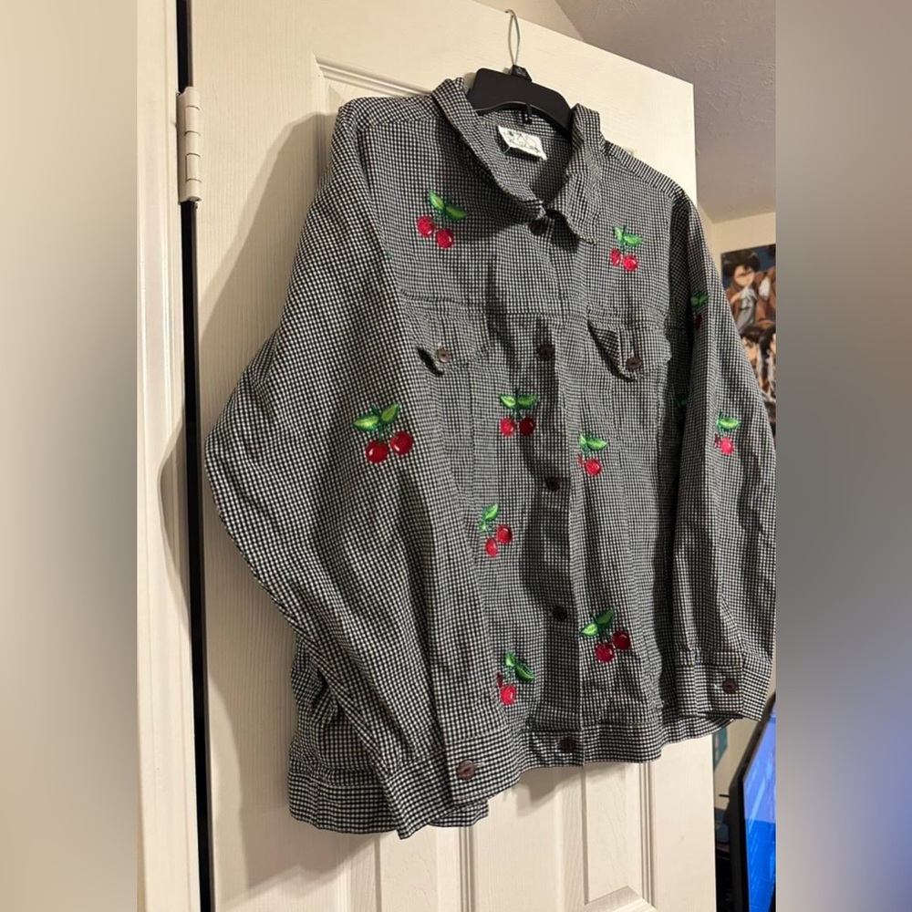 Vintage Gingham Button Up